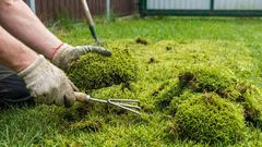 Gazonul acoperit de mușchi? În doar câțiva pași, îl veți transforma într-un covor verde și dens.